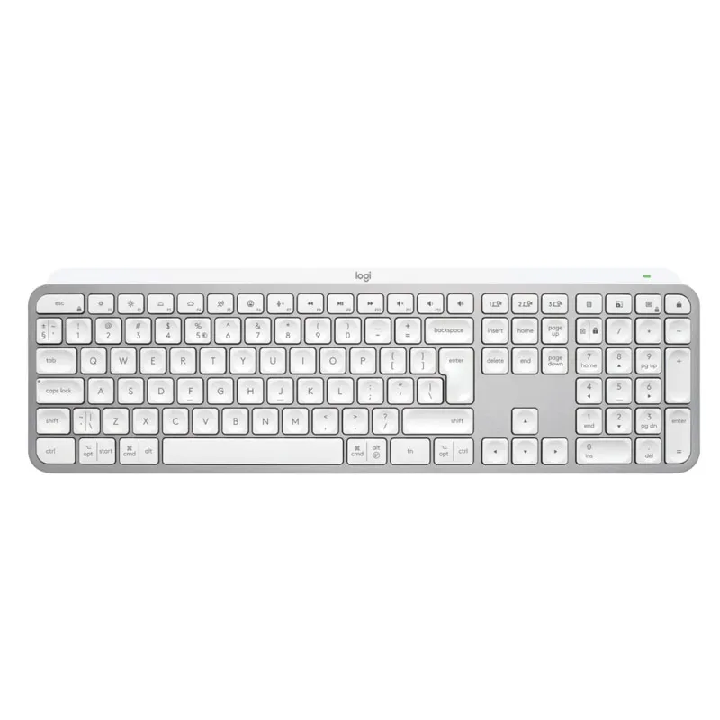 LOGITECH MX Keys S USB-C/Bluetooth brezžična osvetljena Pale Grey slo tisk