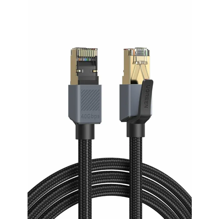 Ugreen UTP Cat8 pleten okrogel mrežni kabel, 3M
