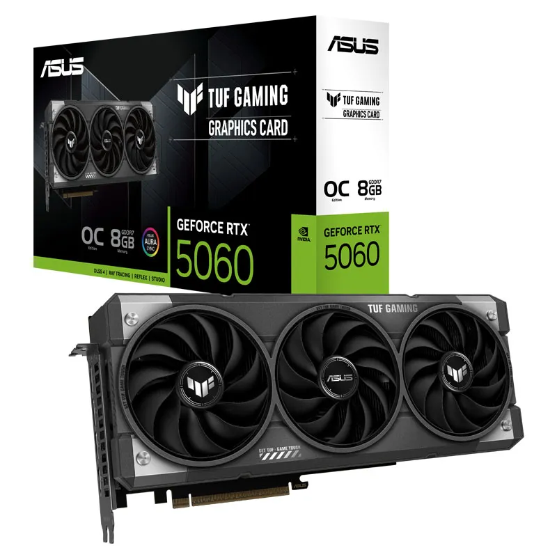 ASUS TUF GeForce RTX 5060 OC 8GB GDDR7 TUF-RTX5060-O8G-GAMING grafična kartica