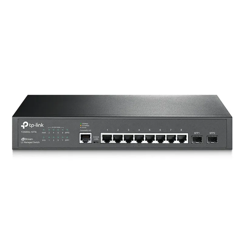 TP-LINK JetStream TL-SG3210 10-port 8x Gigabit RJ45 2x Gigabit SFP L2 managed mrežno stikalo switch