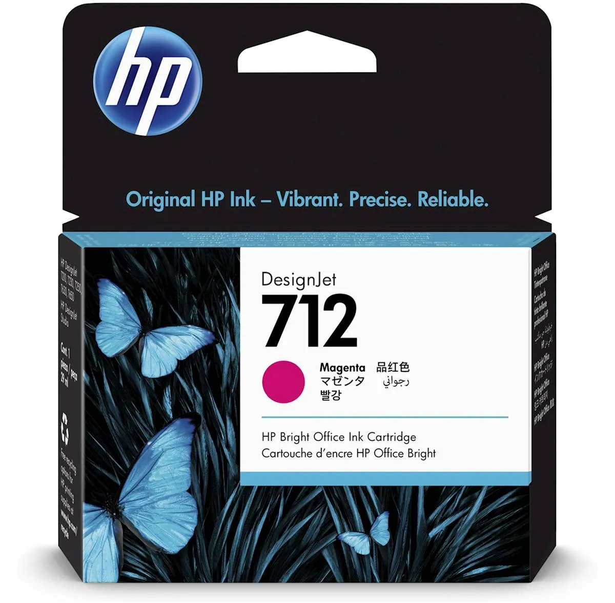 ČRNILO HP MAGENTA 712 ZA DESIGNJET STUDIO/STEEL/T230/T630/T650 29ml