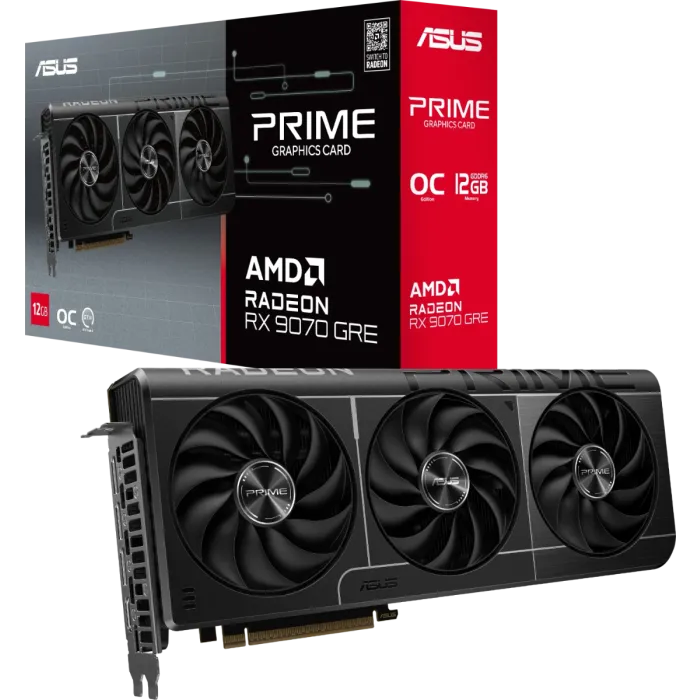 ASUS grafična kartica Prime Radeon RX 9070 GRE 12GB GDDR6, PCI-E 5.0