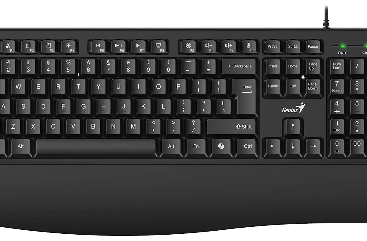 Tipkovnica Genius KB-123,PR,AI,BLK,SER,USB