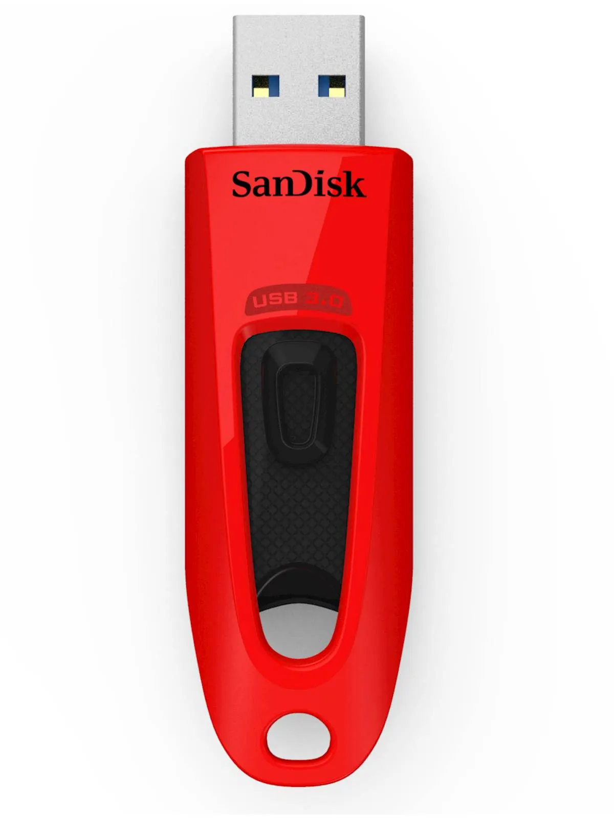USB DISK SANDISK 64GB ULTRA RDEČA, 3.0, rdeč, brez pokrovčka