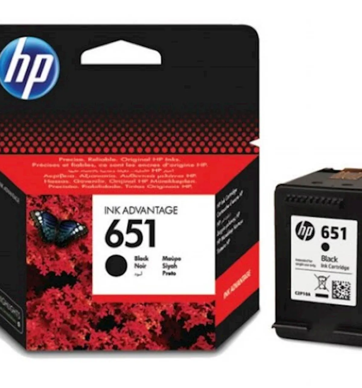 ČRNILO HP ČRNO 651 za Deskjet IA 5575, 5645 ZA 600 STRANI