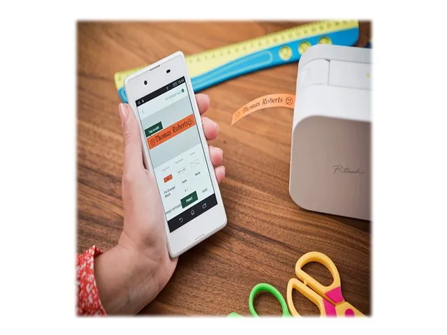 BROTHER P-Touch PT-P300BT Label printer Up to 12mm 180dpi 20mm/sec Bluetooth 2.1 EDR Cutter
