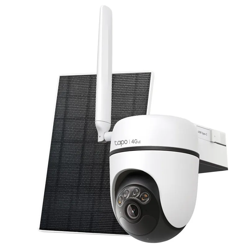 TP-LINK Tapo C615G KIT LTE 2K 3MP zunanja brezžična baterijska solarni panel bela nadzorna kamera