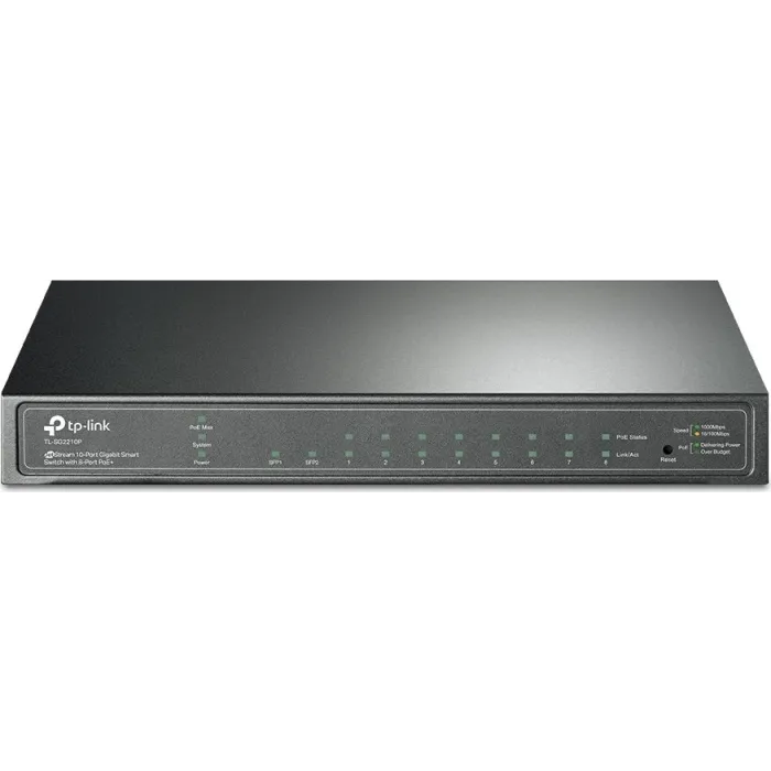 TP-LINK Omada SG2210P Omada 8 PoE+ port, 2 Gigabit SFP slot pametno stikalo / switch