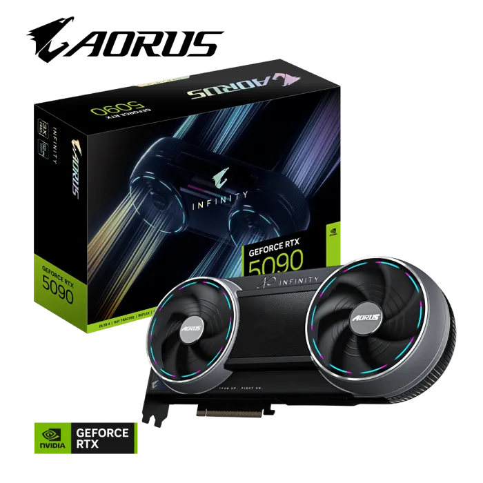 Grafična kartica GIGABYTE AORUS GeForce RTX 5090 INFINITY 32G, 32GB GDDR7, PCI-E 5.0