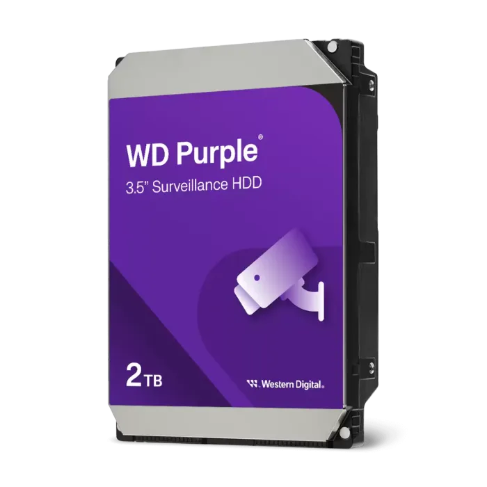 WD 2TB Purple 3,5" SATA 6Gb/s 5400rpm 64MB HDD disk