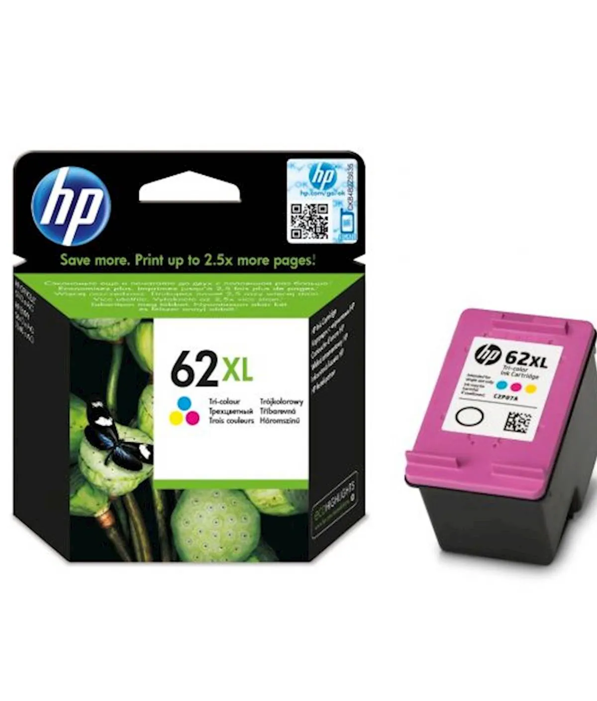 ČRNILO HP BARVNO 62XL ZA OFFICEJET 250 ZA 415 STRANI