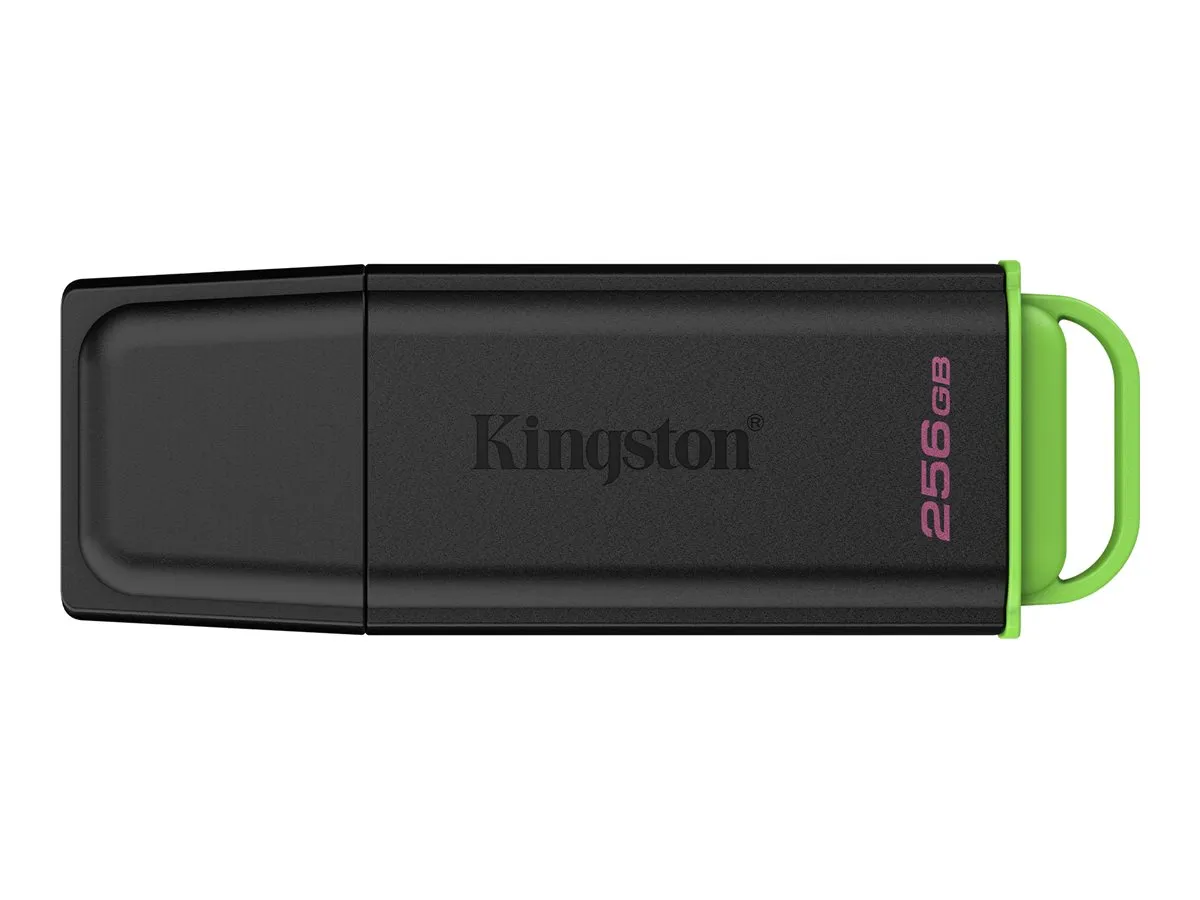 KINGSTON 256GB Portable USB 3.2 Gen 1 DataTraveler Exodia Black/Green