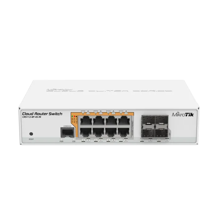 Mikrotik stikalo Cloud Router Switch CRS112-8P-4S-IN