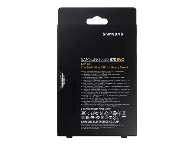 SAMSUNG 870 EVO SSD 250GB SATA 6Gb/s 2.5inch TCG Opal
