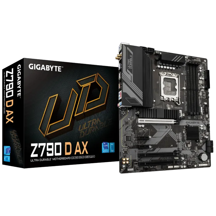GIGABYTE Z790 D AX, DDR5, SATA3, USB3.2Gen2x2, DP, 2.5GbE, LGA1700 ATX