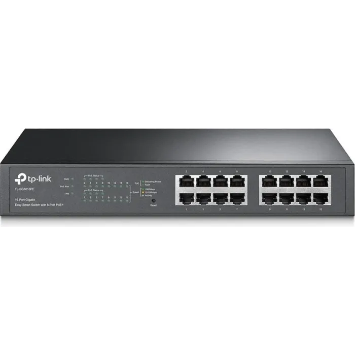 TP-Link TL-SG1016PE 16 port Gigabit z 8-Port PoE+ mrežno stikalo