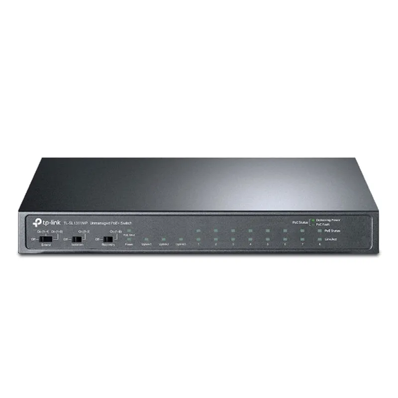 TP-LINK TL-SL1311MP 11-port 10/100Mbps (8x PoE+) RJ45 2x Gigabit RJ45 1x Gigabit SFP Smart mrežno stikalo switch