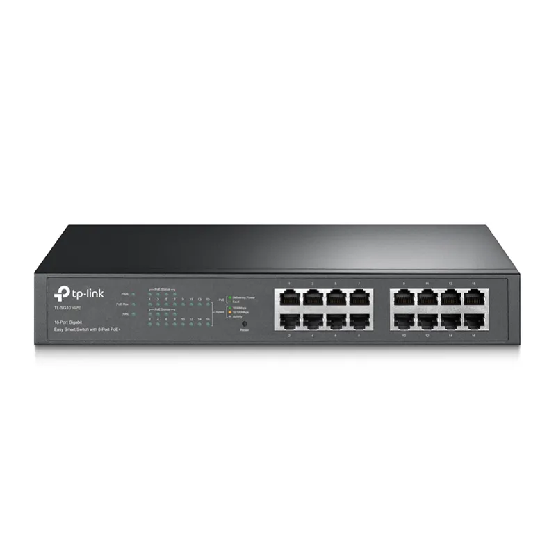 TP-LINK TL-SG1016PE V2 16-port gigabit (8x PoE+) RJ45 Easy Smart mrežno stikalo switch