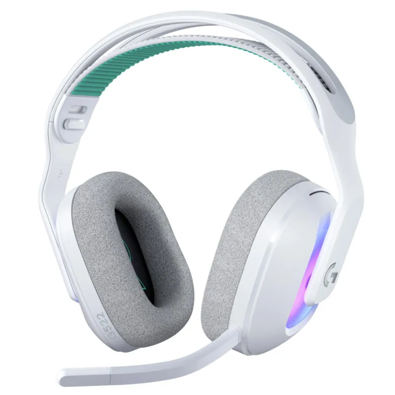 LOGITECH G522 Wireless LightSpeed Gaming RGB z mikrofonom bele slušalke