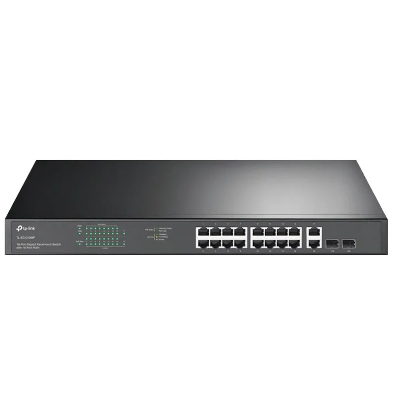 TP-LINK TL-SG1218MP 18-port 16x Gigabit PoE+ 2x Gigabit 2x Gigabit SFP Unmanaged mrežno stikalo switch
