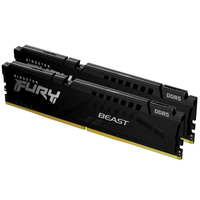 KINGSTON Fury Beast 32GB (2x16GB) 5600MT/s DDR5 CL40 XMP KF556C40BBK2-32 ram pomnilnik