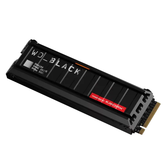SanDisk 4TB WD Black SN8100 M.2 2280 PCI-e 5.0 NVMe 2.0 SSD disk s hladilnikom