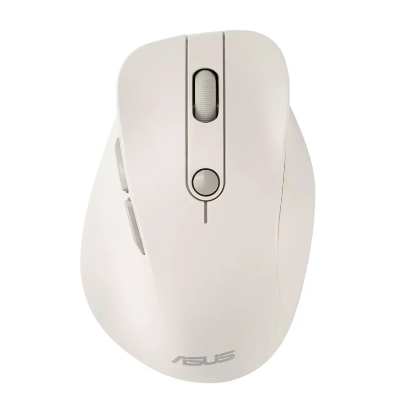 ASUS MD105 brezžična Bluetooth optična mlečno bela miška