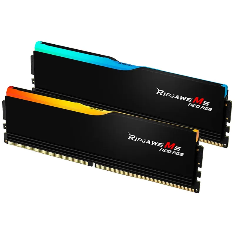 G.SKILL Ripjaws M5 Neo RGB 64GB (2x32GB) 6000MT/s DDR5 CL36 EXPO/XMP F5-6000J3636F32GX2-RM5NRK ram pomnilnik