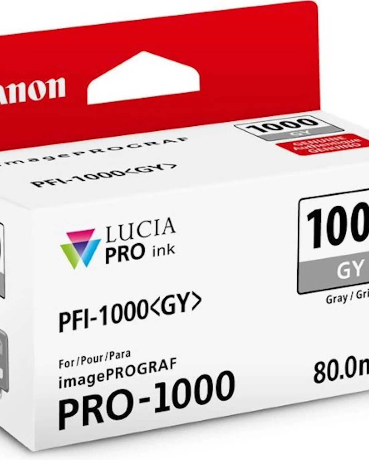 ČRNILO CANON PFI-1000 GREY ZA IMAGEPROGRAF PRO-1000, 80 ml