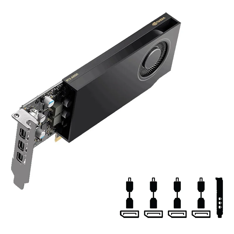 PNY RTX A400 4B GDDR6 VCNRTXA400-PB low profile profesionalna grafična kartica