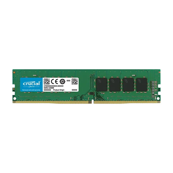 Crucial 8GB DDR4-3200 UDIMM PC4-25600 CL22, 1.2V
