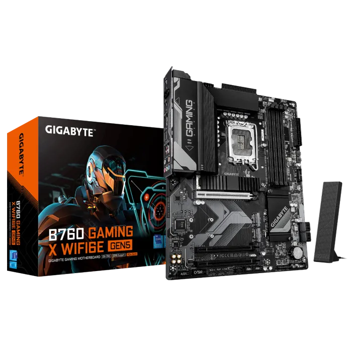 GIGABYTE B760 GAMING X WIFI6E GEN5, DDR5, SATA3, USB3.2Gen2, DP, WiFi, LGA1700 ATX