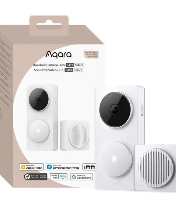 AQARA Doorbell Camera Hub G410, bela