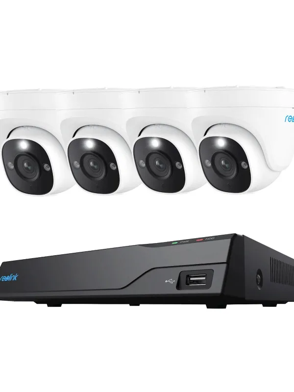 Reolink NVR snemalnik NVS8-8MD4 4K 8 kanalni NVR. 2TB HDD, 4x kamera POE
