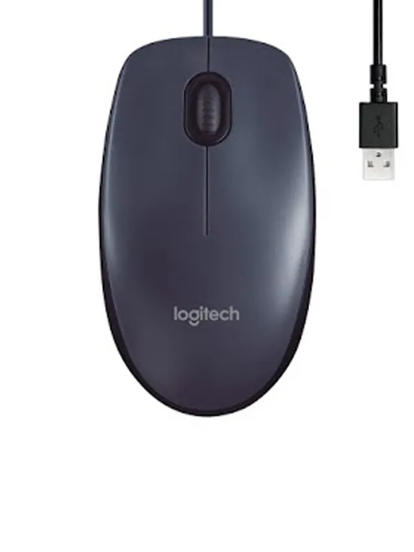 LOGITECH M100 žična optična črna miška