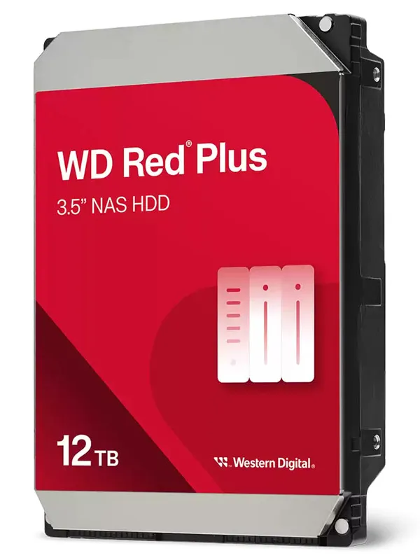 WD Red Plus 12TB 3,5" SATA3 512MB 7200rpm NAS trdi disk WD120EFGX