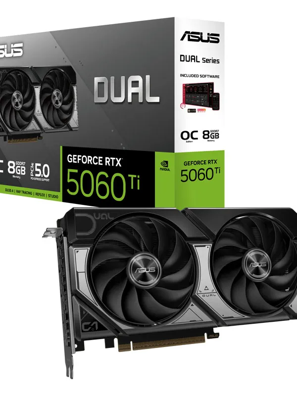 ASUS Dual GeForce RTX 5060 Ti OC 8GB GDDR7 DUAL-RTX5060TI-O8G grafična kartica