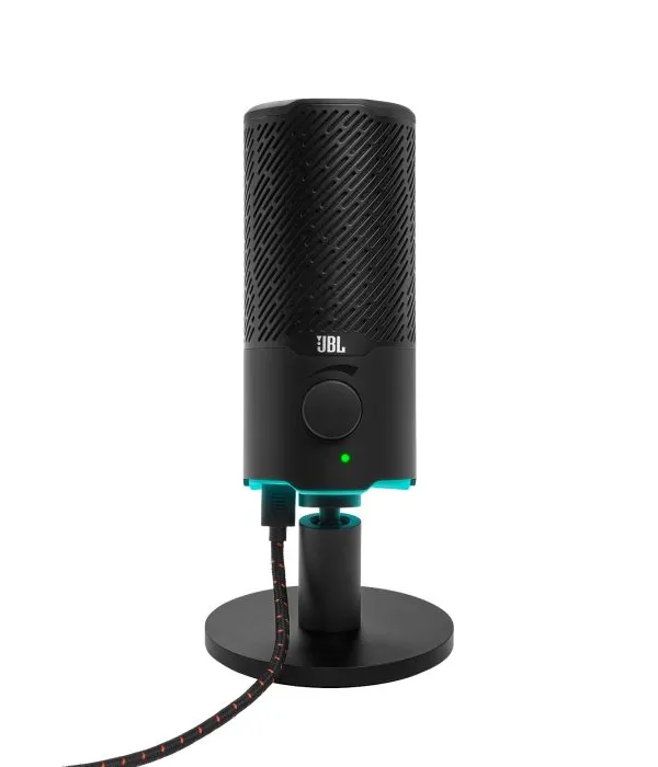 JBL Quantum Stream mikrofon, USB, črn