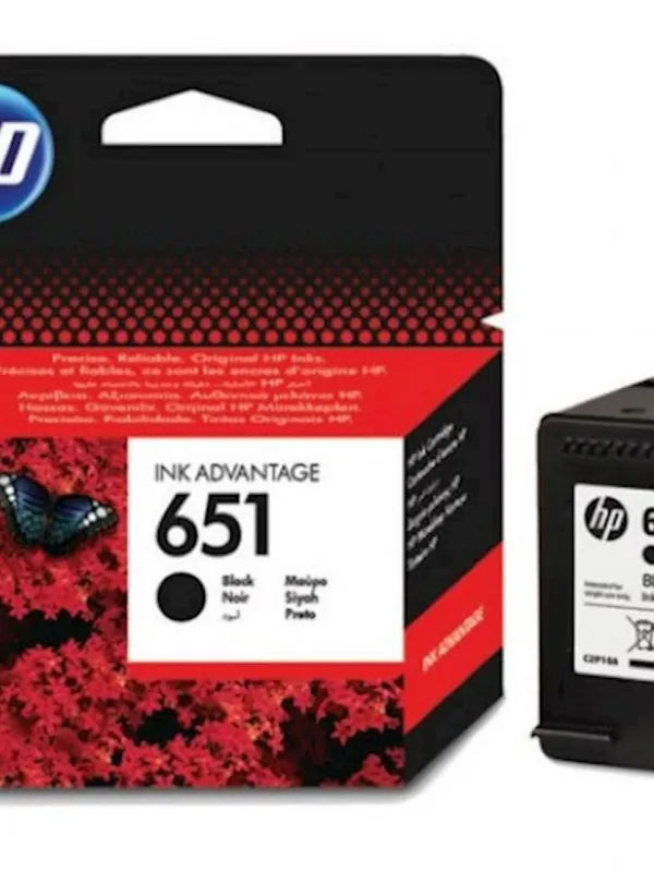 ČRNILO HP ČRNO 651 za Deskjet IA 5575, 5645 ZA 600 STRANI