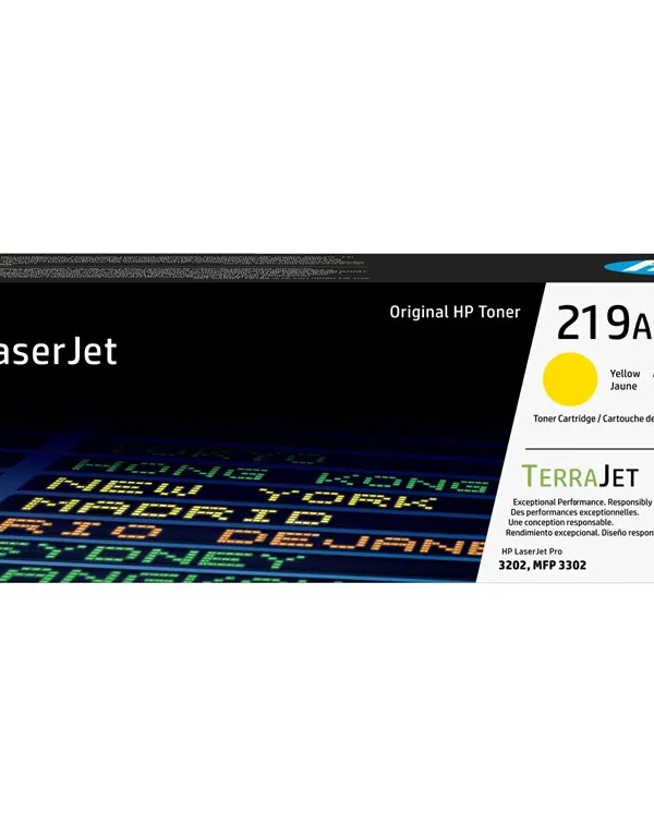 HP 219A Yellow Original LaserJet Toner Cartridge