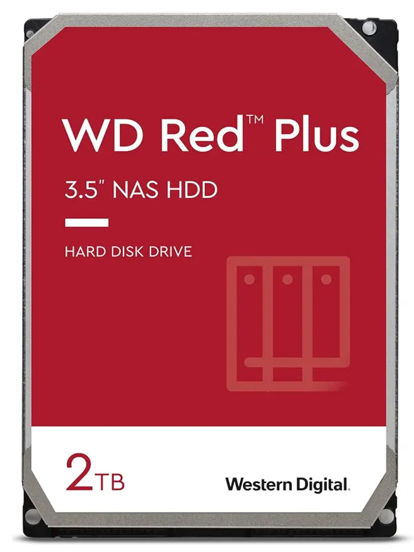 WD Red Plus 2TB 3,5" SATA3 64MB 5400rpm NAS trdi disk WD20EFPX