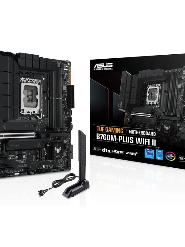 ASUS TUF B760M-PLUS WiFI II LGA1700 DDR5 gaming mATX osnovna plošča