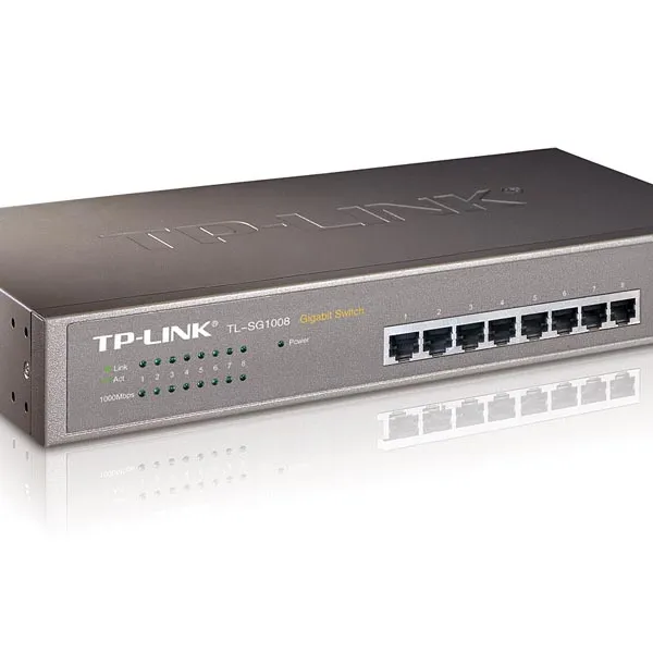 TP-LINK TL-SG1008 8-port gigabit RJ45 rack mrežno stikalo switch