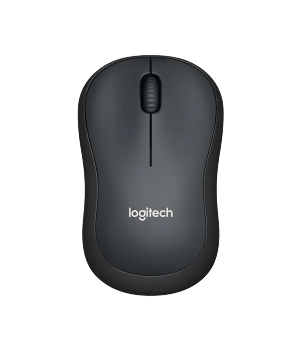 Logitech M220 Silent brezžična miška, črna