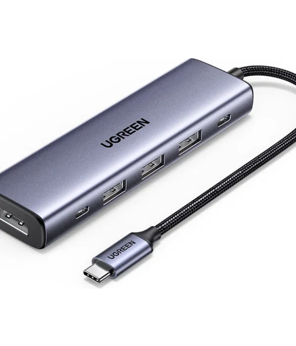 Ugreen 6-v-1 USB-C Hub (100 W PD, 4K@60Hz Displayport)