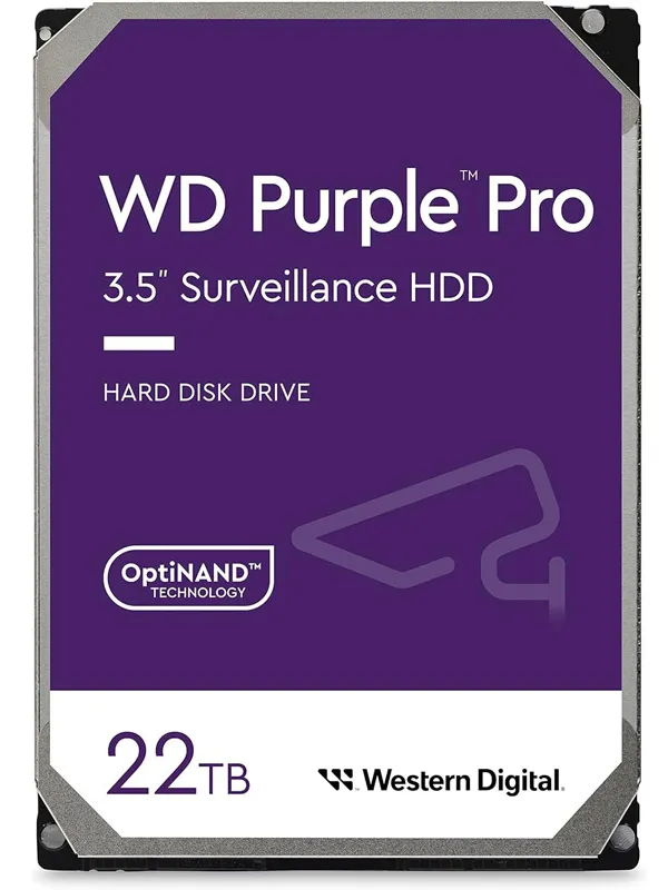 WD Purple Pro 22TB 3,5" SATA3 512MB 7200rpm trdi disk WD221PURP