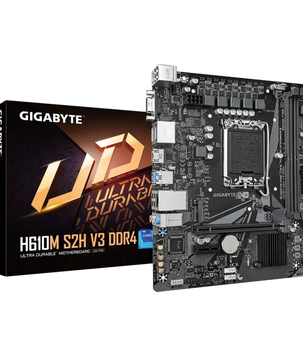 GIGABYTE H610M S2H V3 DDR4, DDR4, SATA3, HDMI, USB3.2Gen1, LGA1700 mATX