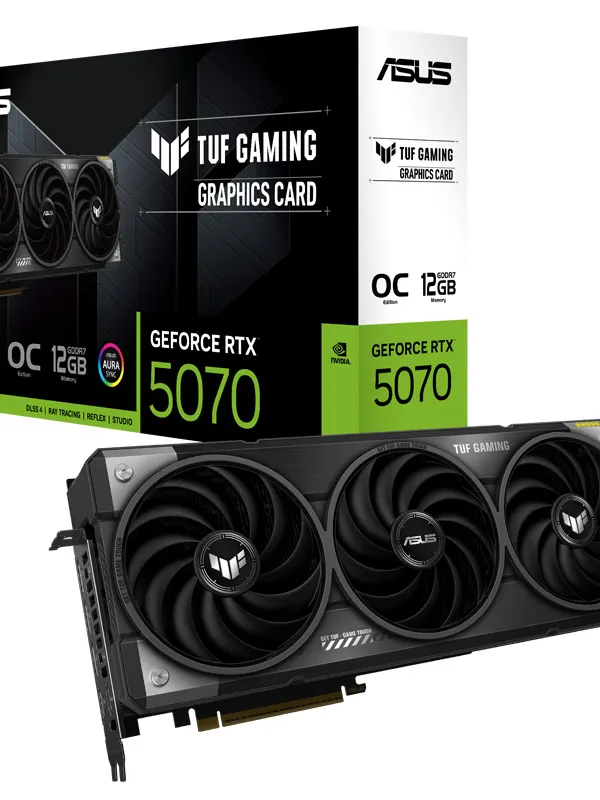 ASUS TUF Gaming GeForce RTX 5070 OC 12GB GDDR7 TUF-RTX5070-O12G-GAMING grafična kartica