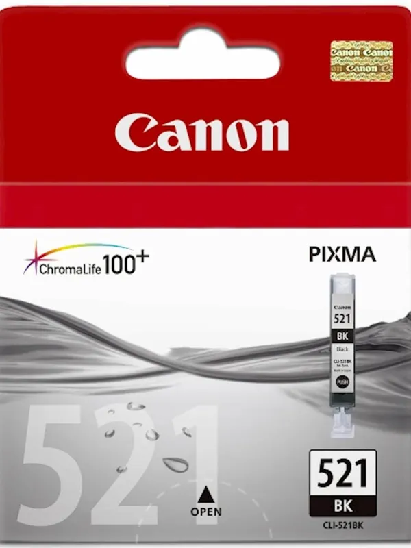 ČRNILO CANON CLI-521 ČRNO ZA IP3600/4600/MP540/MP620 ZA 9ml