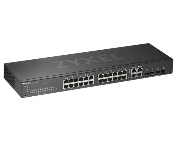 ZYXEL GS1920-24v2 28 Port Smart Managed Switch 24x Gigabit Copper and 4x Gigabit dual pers